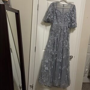 Mac Duggal Gray Floral Embroidered Gown
Purchased for $600.00